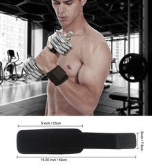 2 Pack Adjustable Wrist Brace Support Straps for Gym Carpal Tunnel Relief