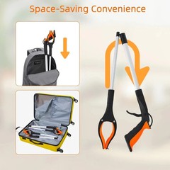 Heavy Duty Grabber Tool Industrial Pick Up Stick Hand Grip Reach Trash Reacher