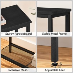 HOOBRO 29.5″ Narrow Console Table BB74XG01 – Black