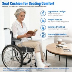 Dailycuddles Seat Cushion Premium Memory Foam Office Chair Cushion Supportive
