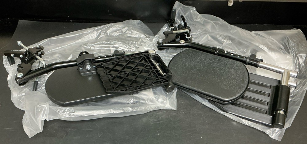 Invacare T94HEP Painted Hemi Legrest with Foot Plate and Calf Pad