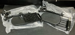 Invacare T94HEP Painted Hemi Legrest with Foot Plate and Calf Pad