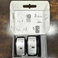 Venowave VW5-10 Mobile Leg Compression Device Set of 2 Silver/Black