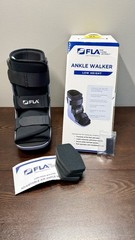 FLA Orthopedics Ankle Walker Low Height XL Right/Left Adjustable Boot 75708-15
