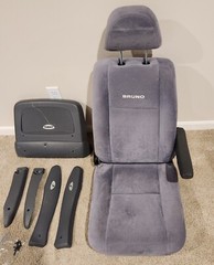 Bruno Turny Orbit 300 Passenger Seat Gray with Trim Pieces