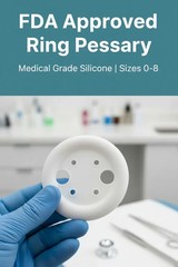Pessary With Support Size 0 -7 Pessary Ring Medical Silicone MADE IN USA SciMed
