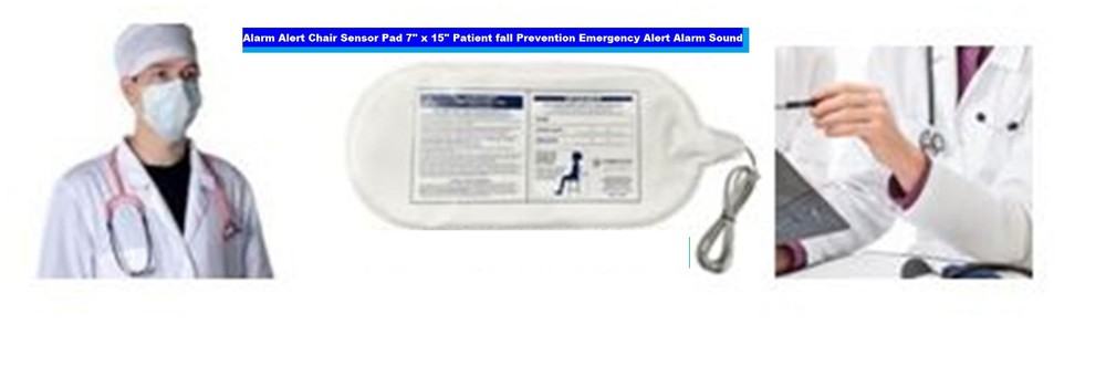 Alarm Alert Chair Sensor Pad 7″ x 15″ Patient fall Prevention Emergency Alert