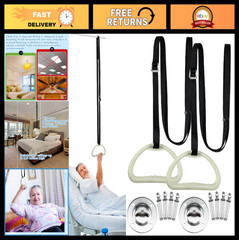 Elderly Bed Trapeze Bar Set – Ceiling Mounted Ladder Helper, Stainless Steel Fix