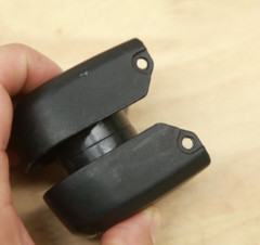 PAIR Quantum Edge 3 Stretto Caster FORK CAPS Dust Covers DGN1808787 Front / Rear