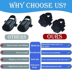 AUSTYLCO Wheelchair Restraint Shoes Prevent The Foot from Falling Off The Foo…