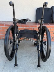 Ki Mobility TITANIUM Catalyst Cat5 Ultralight Folding Wheelchair 16″ X 19″ Used