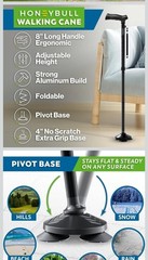 Walking Cane for Men & Women Foldable, Adjustable, Heavy Duty, Free Standing,…