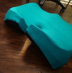Cushion Lab Cloud Cradle Seat Cushion Pressure Relief Large Teal Blue Ergonomic