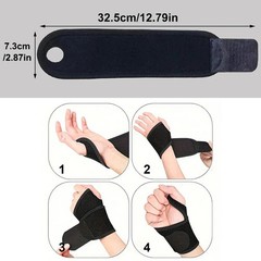 Adjustable Wrist Brace Support Strap for Carpal Tunnel Arthritis Sprain Pain Rel
