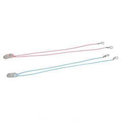Pink Blue Hearing Amplifier Lanyard Easy Using Practical Hearing Amplifier Clip
