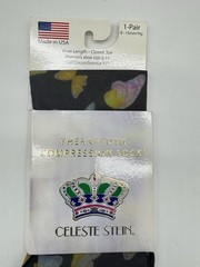 Celeste Stein Therapeutic Compressions Knee Length Women’s Socks -Butterflies