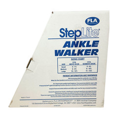 FLA Medium Steplite Easy Strider Low Height Boot Ankle Walker Braces Post Op