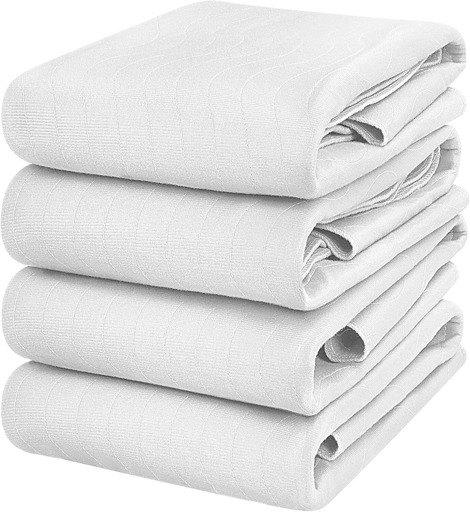 4 Pack Underpads 34 x 36 Quilted Waterproof Incontinence Pad Utopia Bedding