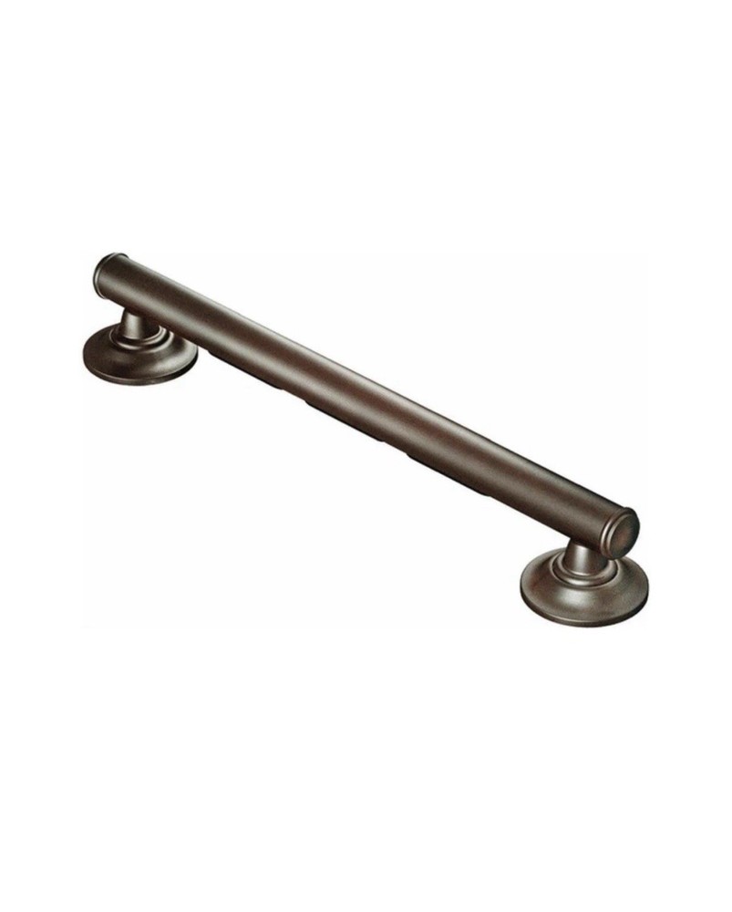 Moen Home Care 16-in Old World Bronze Wall Mount Grip Grab Bar 500-lb Capacity