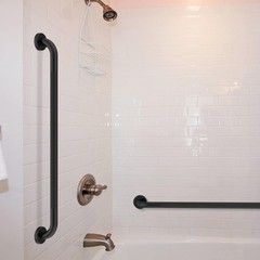 36 Inch Shower Grab Bar Oil Rubbed Black, Munzong Anti Slip Bathroom Grab Bar, K