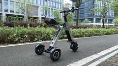 TpMate ES33 Folding Powered Mobility Scooter 3 wheel for Adult Removable Battery