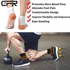 Copper Compression Ankle Socks Foot Heel Sleeve Arthritis Pain Relief Support US