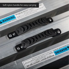 Titan Ramps 8ft Aluminum Multi-Fold Wheelchair Ramp 600 lb 29in Wide