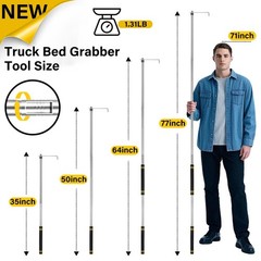 Truck Cargo Grabber, Cargo Grabber Pickup Truck Bed 34-77 inch Sturdy Truck C…