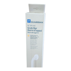 Medline Guardian 16″ Grab Bar White Bathroom Safety Rail 300lb Support Wall Moun