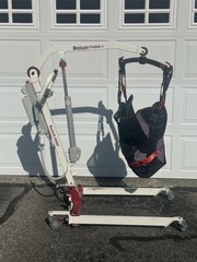 Best Care Patient Lift, Power, Folding, 400 Lb. Capacity With Sling