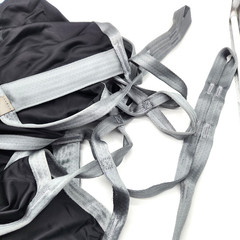 EZ Assistive Large Patient Lift Sling 500lb Divided Leg Transfer Black