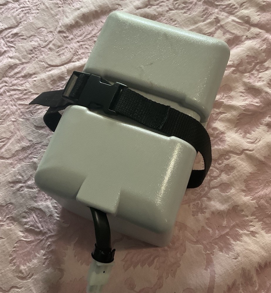 Hoveround MVP4 Powerchair Battery Box Cover + Strap (1). OEM