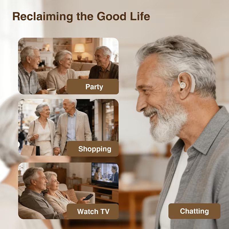A Discreet Behind-The-Ear Hearing Aid Available in Single Unit,