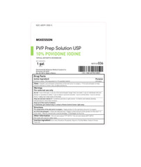McKesson Prep Solution, 1 Gallon Bottle, 10% Povidone Iodine, 1 Each