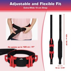 Gait Belt with Handles – Transfer Belts for Seniors, Bariatric, Disabled, Eld…