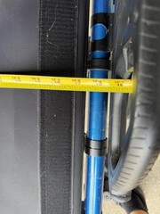 2018 Helio C2 Carbon Fiber Wheelchair, Blue, Natural Fit HandRims, Jay J3 Back