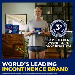 Incontinence Pads for Men – Overnight Guards, 120 ct, Discreet & Comfortable Fit
