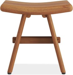 18″ Asia-Bjön Torii Solid Top Teak Shower Bench. Free Shipping