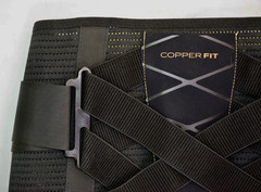 Copper Fit X-Back Support Brace Lumbar Support Adjustable Back Belt ~ L/XL