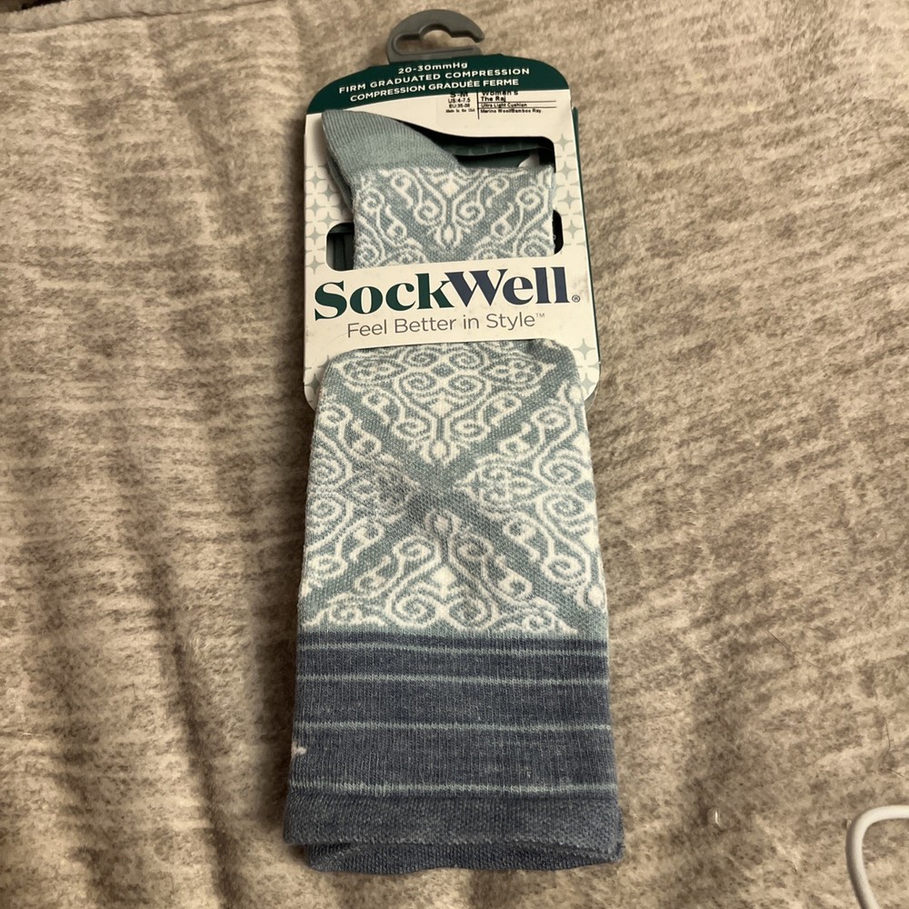 New Sockwell The Raj Firm Graduated Compression Socks 20-30mmHg Women’s S-M