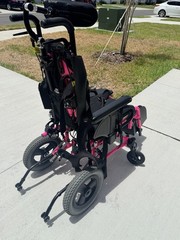 Quickie Zippie TS Folding Wheelchair Kids Pink Upgraded Jay Zip Cushion J3 Back