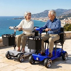 4 Wheel Foldable Mobility Scooter for Seniors Electric Scooter Lithium Battery