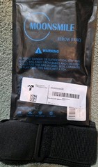 MOONSMILE Tennis Elbow Brace for Tendonitis Golfers Elbow NEW IN PACKAGE BLACK