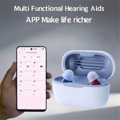 Bluetooth APP Rechargeable Hearing Aids For Seniors With Noise Reduction OTC