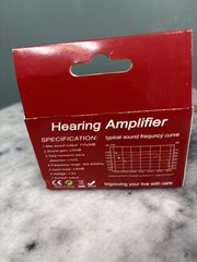 In the Ear Hearing Amplifier Beige CE RoHS Replaceable Battery Powered