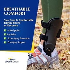 Semi-Rigid Active Ankle Brace for Sports – Maximum Left Ankle – Left – XS