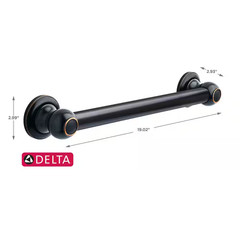 Porter 16 In. Grab Bar in Oil Rubbed Bronze Free Shipping New