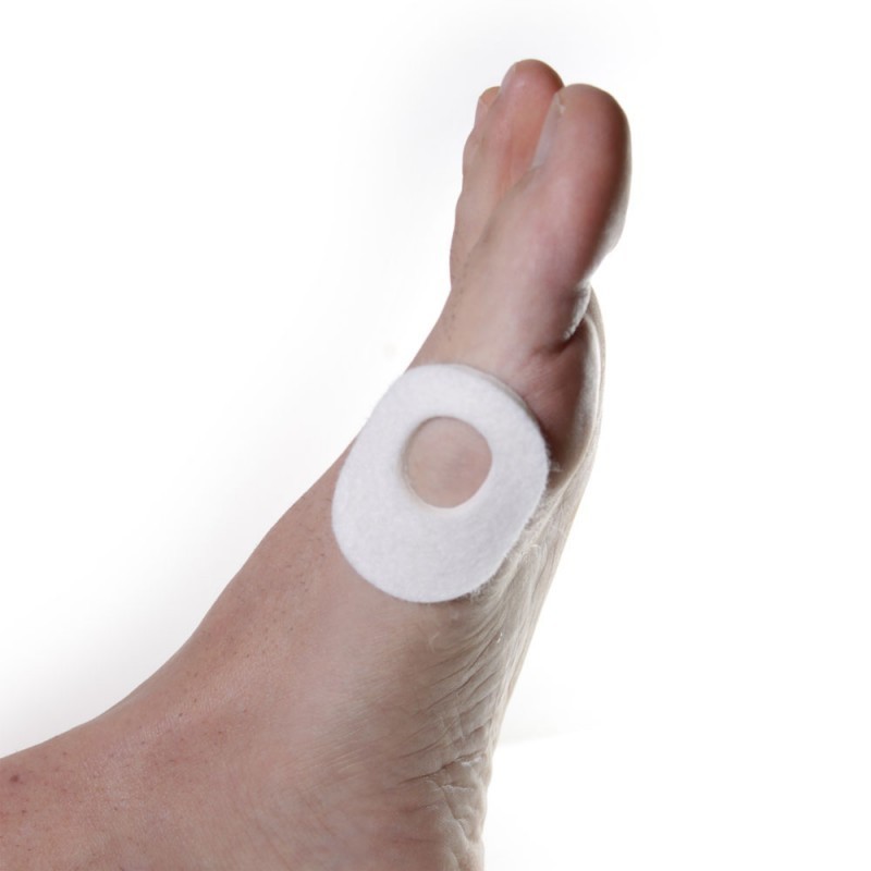 Dr. Jill’s Felt Oval-shaped Pads 1/8 Thickness Callus Bunion Corn HammerToes