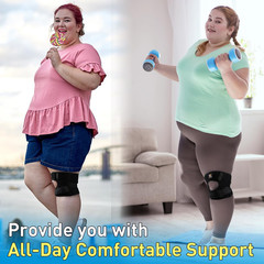 plus Size Knee Brace for Women and Men Knee Pain Relief,Adjustable Patellar Tend