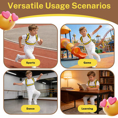 Kids Posture Corrector Back Brace Boys Girls Breathable Adjustable Support M